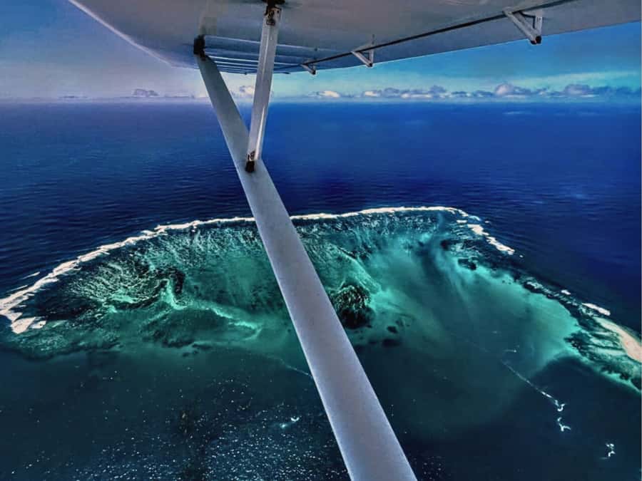 East Coast Mauritius Private Scenic Seaplane Tour - Seeing Île aux Cerfs from the air