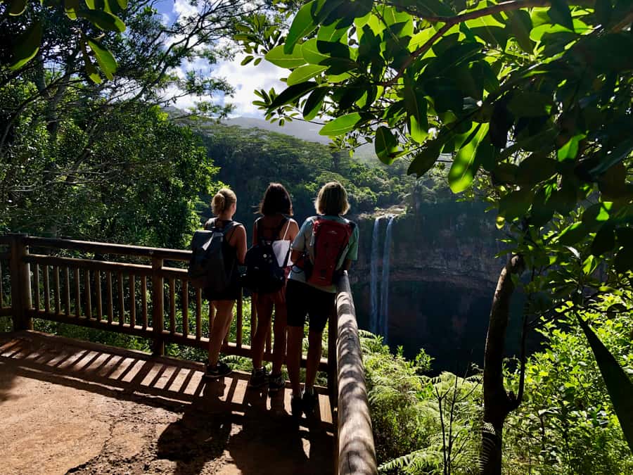 From Chamarel: Waterfall Eco-Hike Adventure - Four river crossings and slippery rock