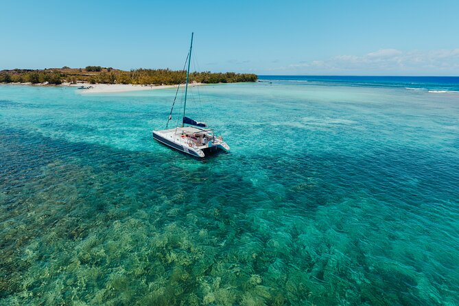 Full Day Catamaran Cruise - North Ilot Gabriel (sharing) - Passing Coin de Mire, Mauritius’ northern landmark