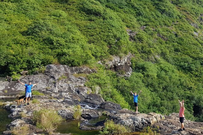 Hiking Trip Full-Day: The Magnificent 7 Waterfalls Sept Cascades including Lunch - The picnic lunch near the waterfall