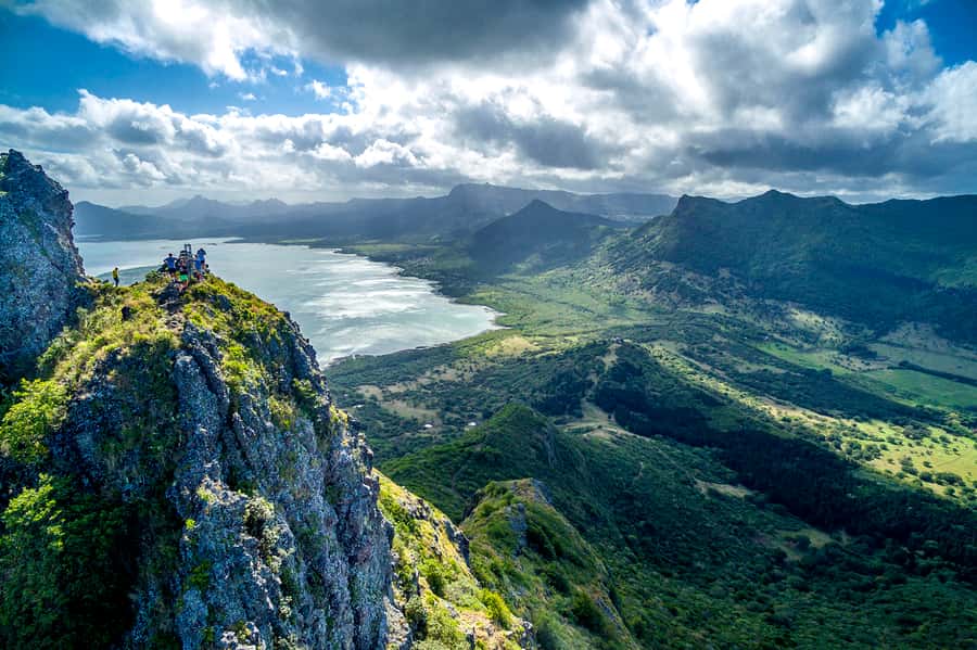 Le Morne Brabant: UNESCO Mountain Hike & Local Guides - The summit reward: lagoon and coast in every direction