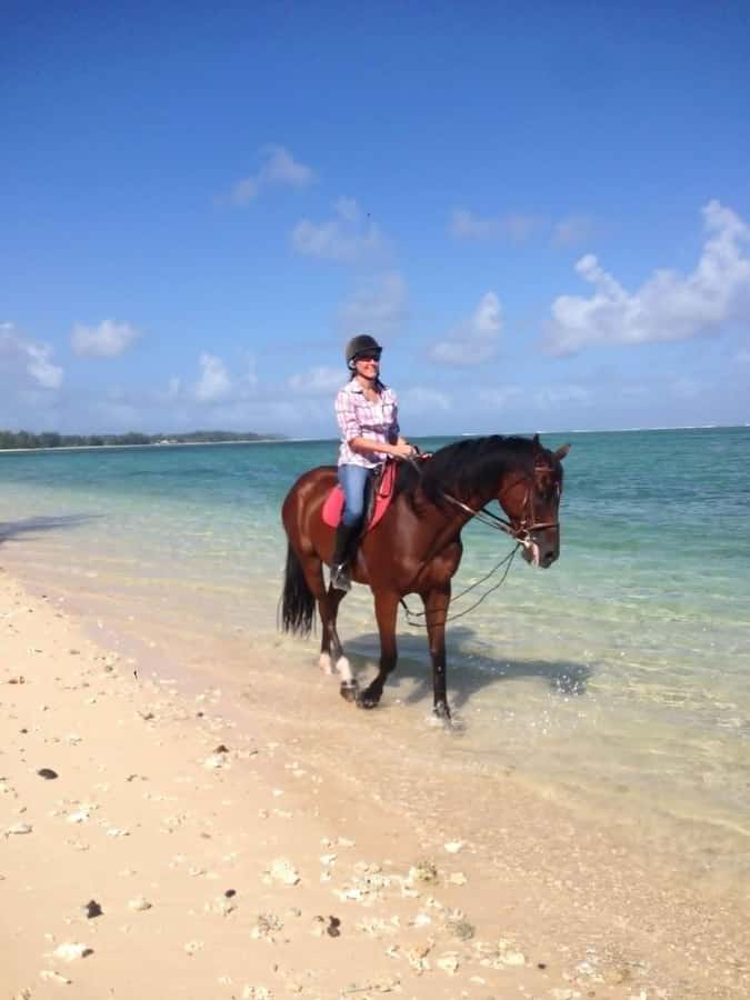 Mauritius: Horse riding on the deserted beach of Riambel - Who Will Enjoy This Most