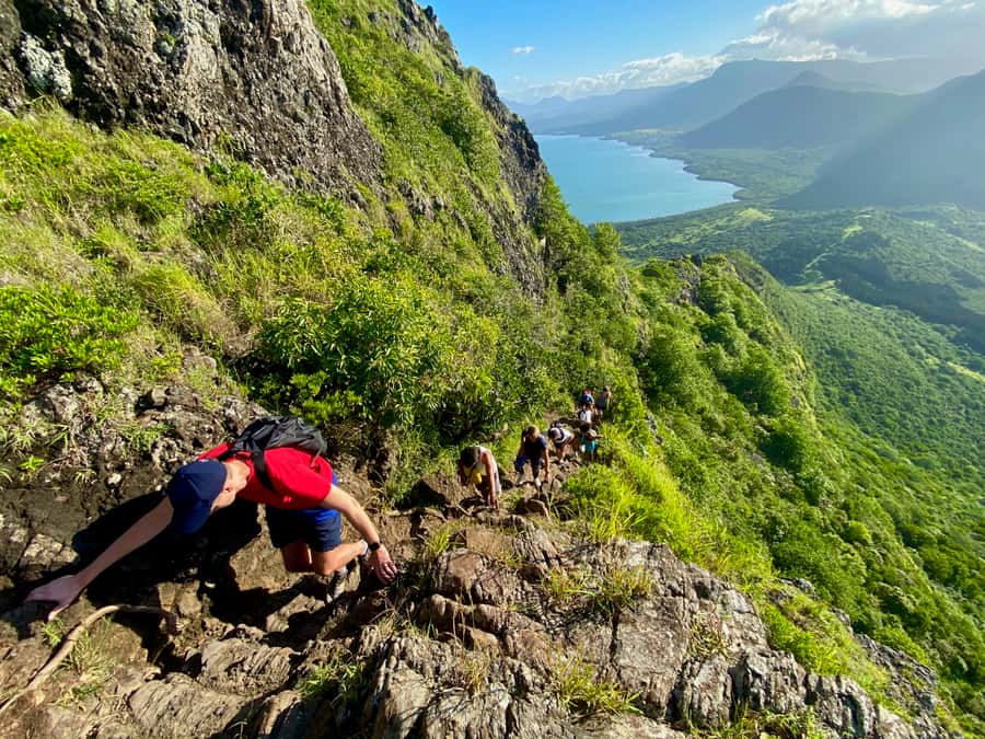 Mauritius: Le Morne Mountain UNESCO Eco Hike - Four climbing sections above 340 meters