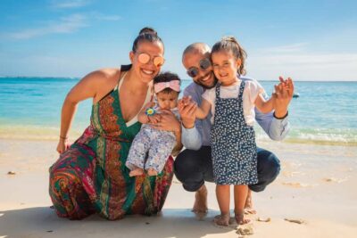 Photoshoot at Mont Choisy Beach