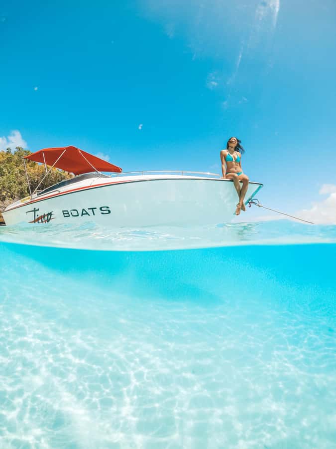 Mauritius: Private 5 Island Tour with Ile aux Cerfs - The Grand River South East waterfall from a speedboat