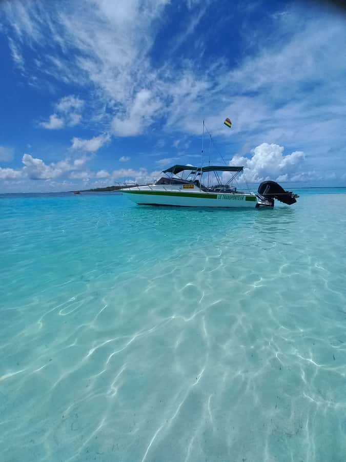 Mauritius: Snorkeling with turtles Le Transporteur speedboat - The quick run to Trou aux Biches lagoon