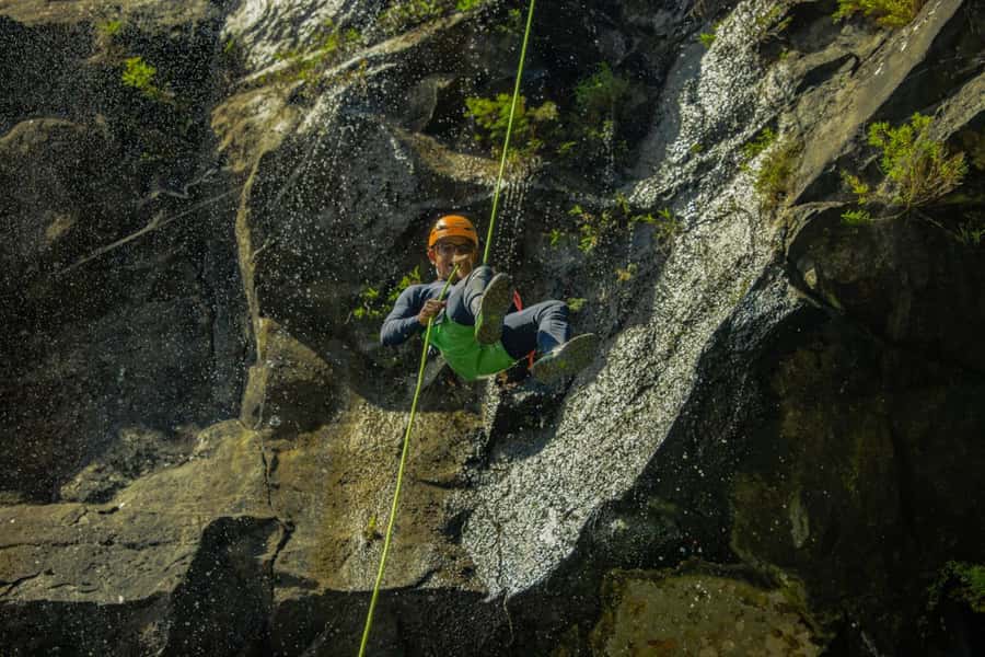 Mauritius: Tamarind Falls Canyoning Adventure - Three Rappels, From a Manageable Drop to a Real Rush