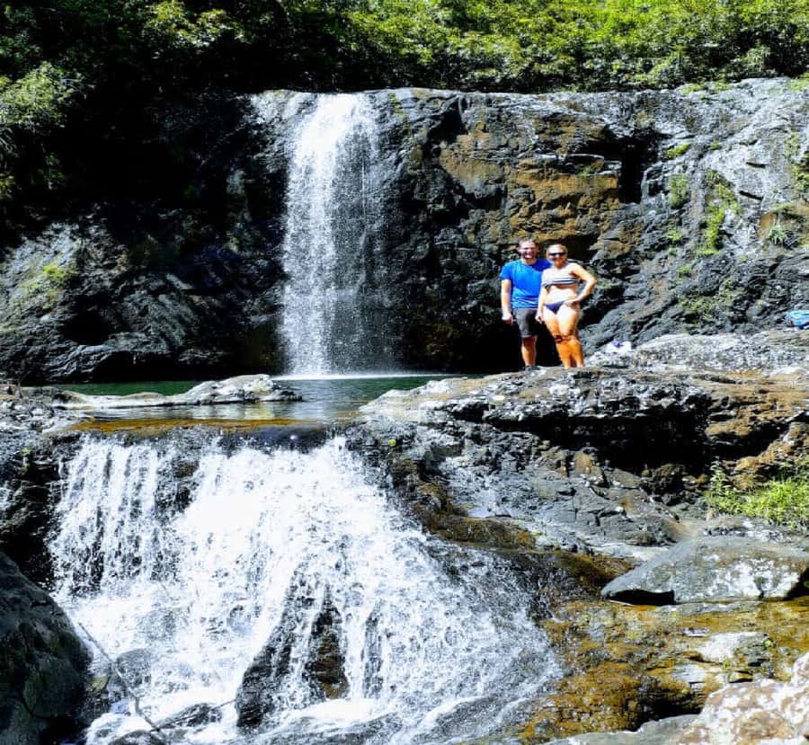 Mauritius: Tamarind Falls Guided Hike with Swim and Lunch - How hard is the hike?