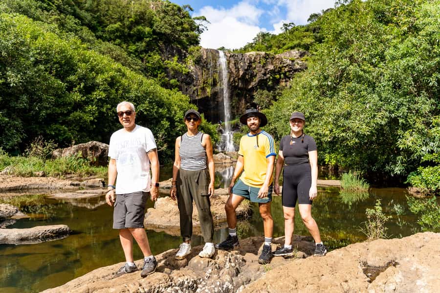 Mauritius: The Iconic Waterfalls hike + Mauritian picnic - The natural swimming pools