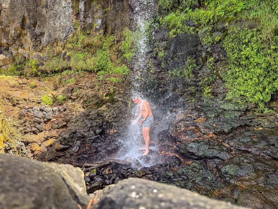 Mauritius: The Wild South Hiking Tour with a Guide - Crossing the river to Gris Gris natural pool