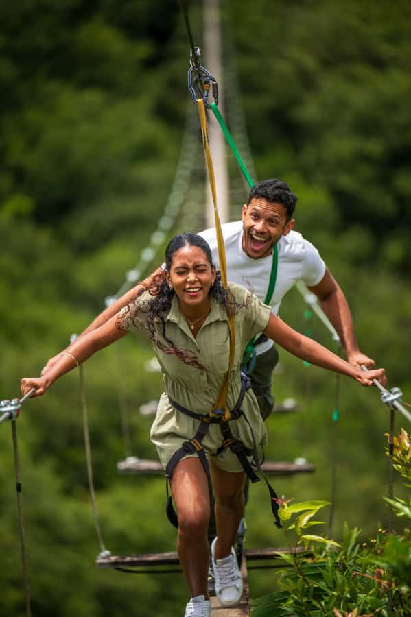 Mauritius: Vallé Advenature Park, Nepalese Bridge - Views made for photographs