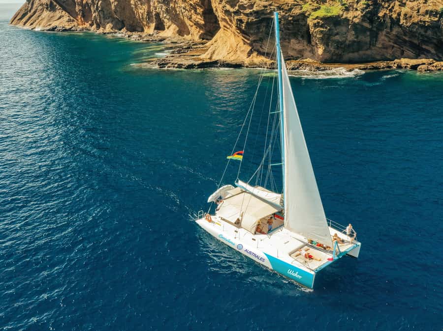 North of Mauritius: Sunset Catamaran Cruise, Drinks & Snacks - Sailing toward the sunset