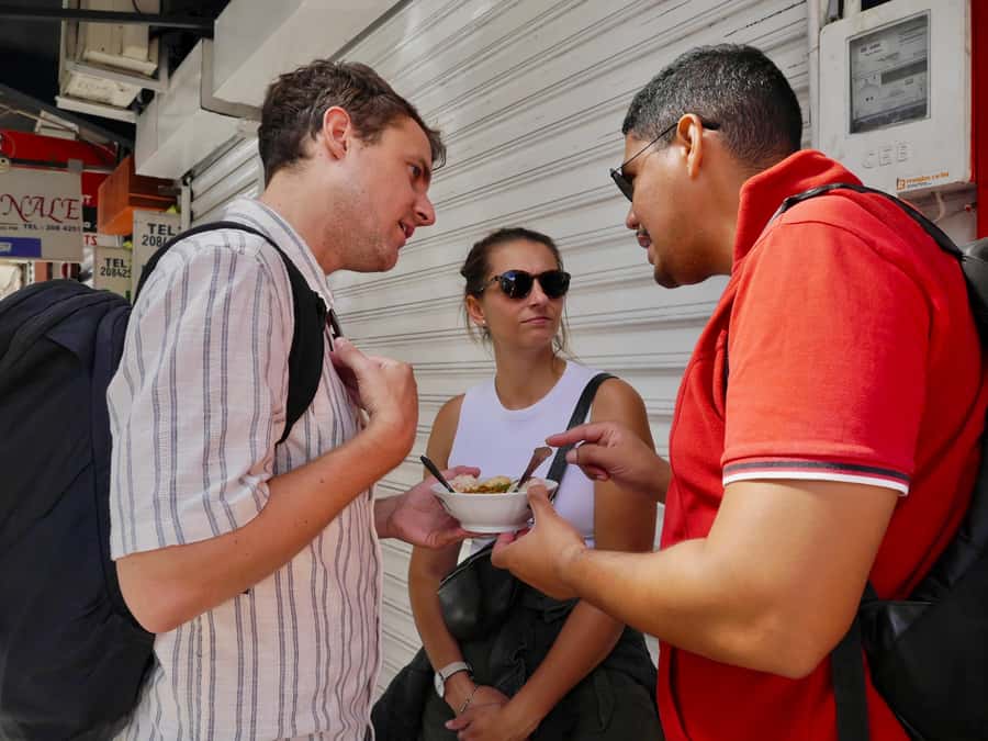 Port Louis: Street Eats and City Highlights Walking Tour - The main street food stretch