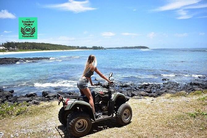 South Mauritius Day Trip: Quad and Sea - Riding from Trois Boutiques into the southern countryside
