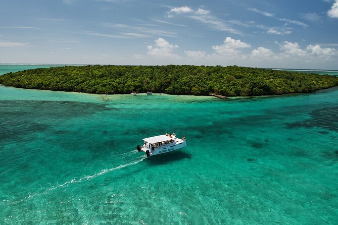 SouthEast Lagoon Discovery on shared basis on a Power Catamaran - Setting Out From Pointe d’Esny at 09:30
