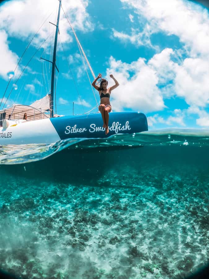 Southeast of Mauritius: Catamaran Cruise w/ BBQ Lunch - Trou Moutou: Your First Swim in a Natural Aquarium