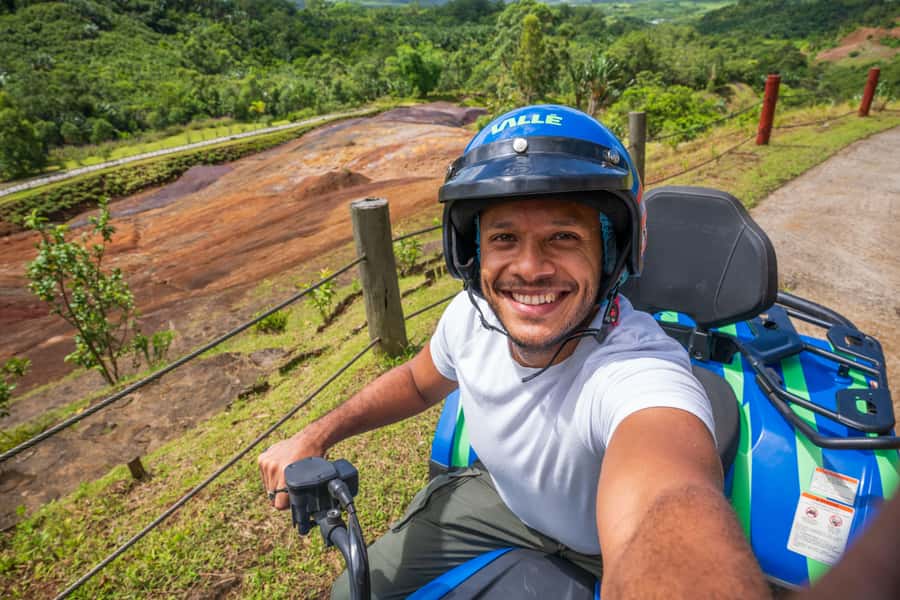 Vallé Advenature Park, Discovery Quad single 1hr - Starting the ride at Vallé Advenature Park