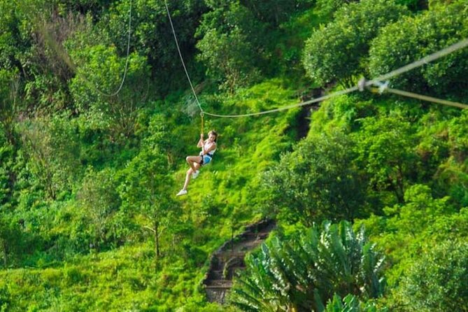Vallé Advenature Park, South Mauritius - Starting at Chamouny and getting oriented